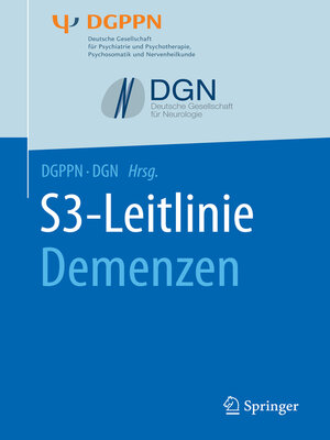 cover image of S3-Leitlinie Demenzen